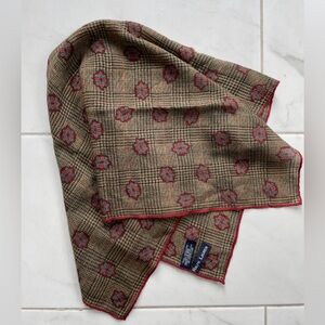 Ralph Lauren Plaid Wool Scarf